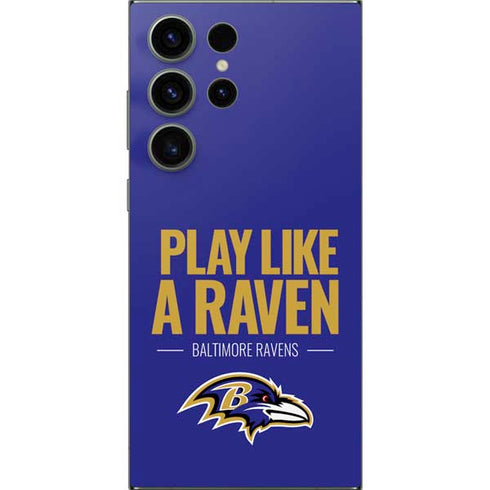 NFL Baltimore Ravens Team Motto Galaxy S25 Ultra Skin